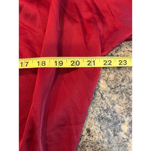 Strut and Bolt NEW Satin Pink Colorblock V Neck Wrap Bodysuit Size Medium - Picture 6 of 7